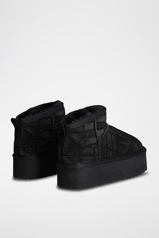 Bottines en cuir - Noir