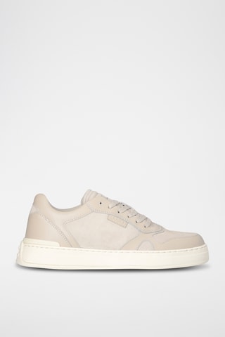 Sneakers en cuir - Beige