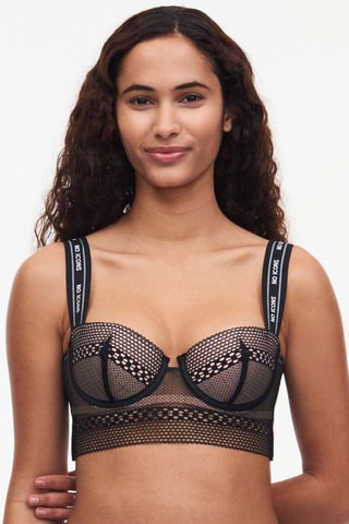 Soutien-gorge push-up No Icons - Noir - Chantelle X