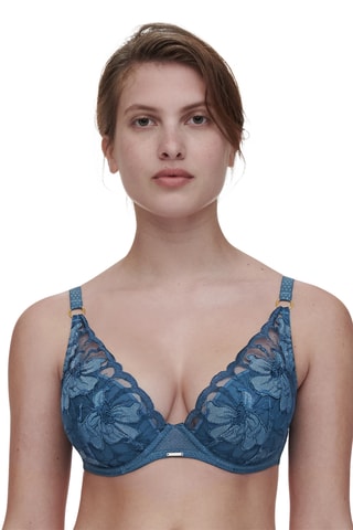 Soutien-gorge Fleurs - Bleu cobalt - Chantelle