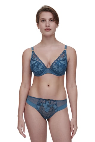 Soutien-gorge Fleurs - Bleu cobalt - Chantelle