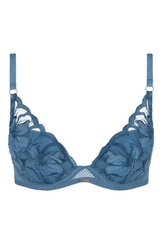 Soutien-gorge Fleurs - Bleu cobalt - Chantelle
