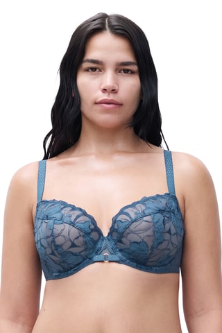 Soutien-gorge Fleurs - Bleu cobalt - Chantelle
