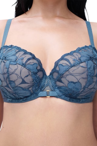 Soutien-gorge Fleurs - Bleu cobalt - Chantelle