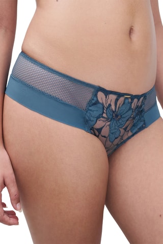 Shorty Fleurs - Bleu cobalt - Chantelle