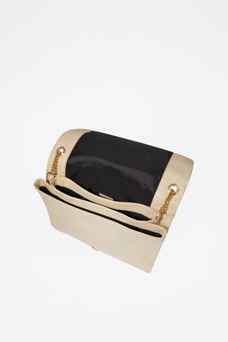 Leren Schoudertas Billie - Beige