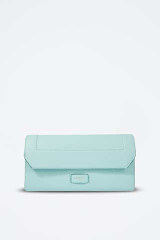 Leren Clutch Ninon - Zeegroen