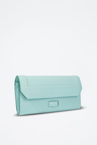 Leren Clutch Ninon - Zeegroen