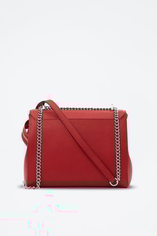 Leren Trendy Handtas Ninon M - Rood