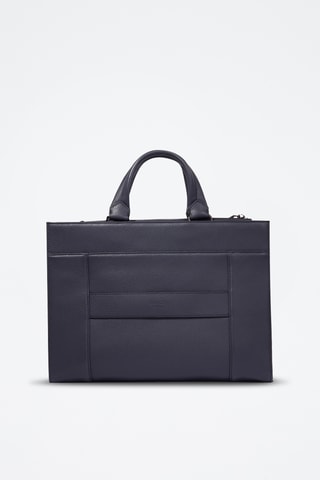 Leren Aktetas Come - Marineblauw