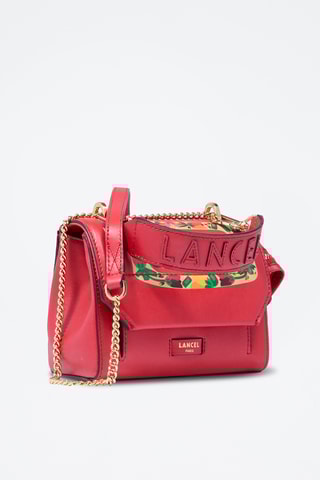 Leren Schoudertas Ninon S - Rood
