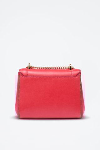 Leren Schoudertas Ninon S - Rood