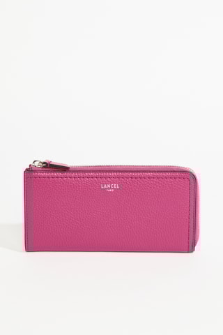 Leren Portefeuille Sacha - Fuchsia