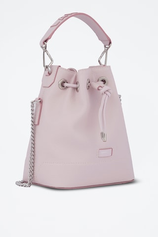 Leren Buideltas Ninon S - Lichtroze