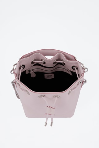 Leren Buideltas Ninon S - Lichtroze