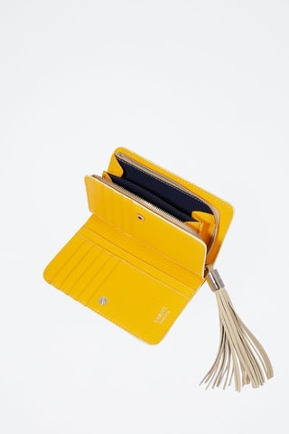 Leren Portefeuille 1er Flirt - Geel en Beige