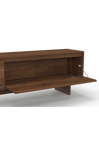 Meuble TV 2 abattants Yumi - 180 x 30 x 46 cm