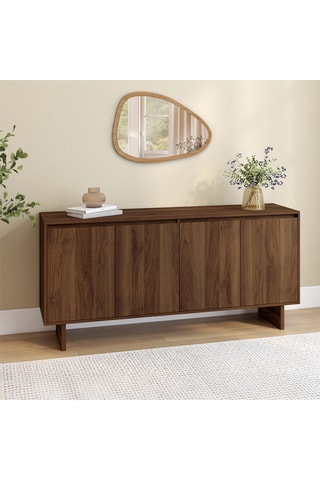 Buffet 4 portes Yumi - 160 x 40 x 75 cm