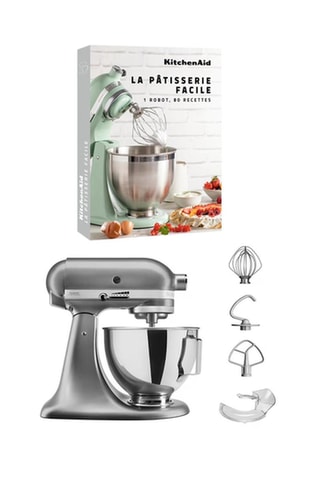 Robot pâtissier multifonction à tête inclinable - 4,3 l et Livre "La Pâtisserie facile"