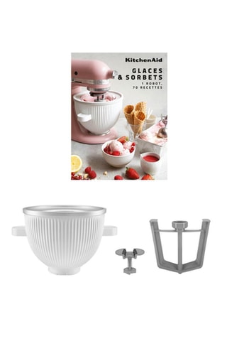 Coffret sorbetière et livre "Glaces & sorbets"