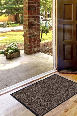 Tapete de entrada - Castanho