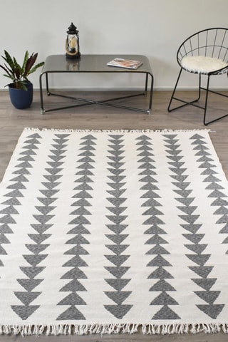 Vloerkleed Kilim - Grijs