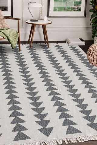 Vloerkleed Kilim - Grijs