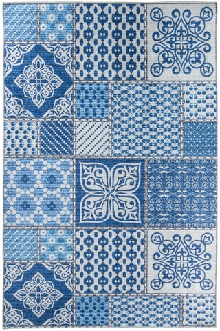 Vloerkleed Kilim - Blauw