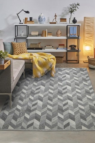 Vloerkleed Kilim - Grijs