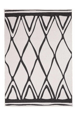 Tapete reversível Kilim - Preto