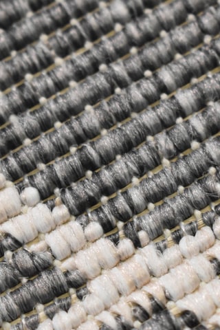 Tapete reversível Kilim - Cinzento e preto