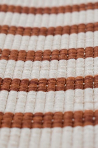 Tapete Kilim - Cru e laranja