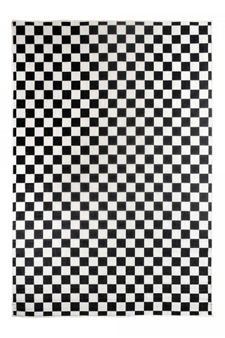 Tapete Kilim - Preto e branco