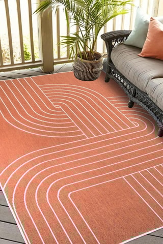 Tapete reversível Kilim - Laranja