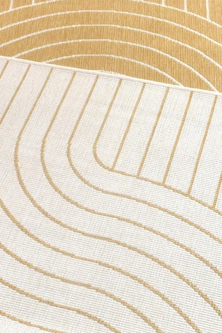 Tapete reversível Kilim - Amarelo