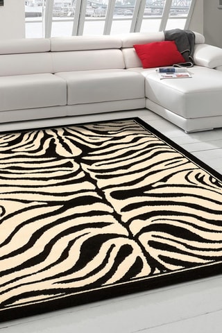 Vloerkleed Note - Zwart en Wit