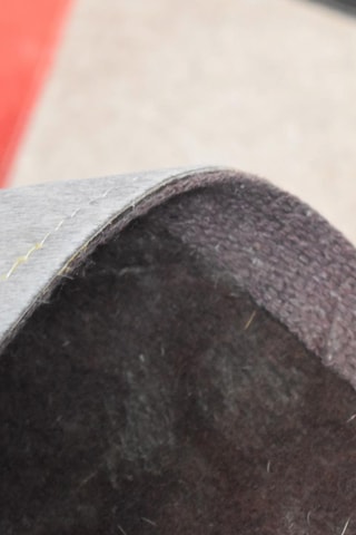 Leren Vloerkleed Bako - Rood