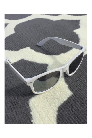 Vloerkleed Kihe - Grijs en Wit