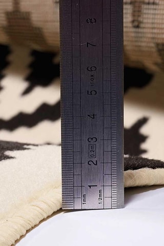 Vloerkleed Kihe - Zwart en Wit