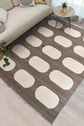 Wollen Vloerkleed Meco - Beige