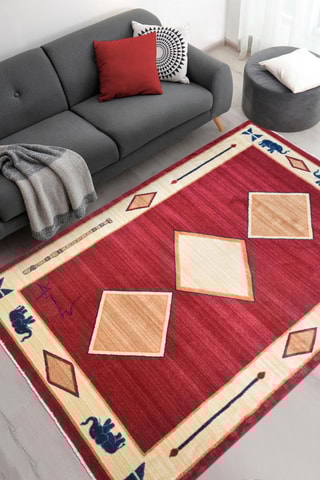 Vloerkleed Tevu - Rood