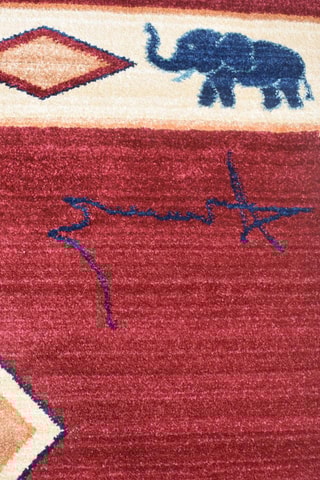 Vloerkleed Tevu - Rood