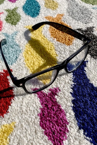 Vloerkleed Vade - Wit en Geel