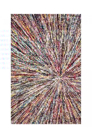 Vloerkleed Gepa - Roze en Groen