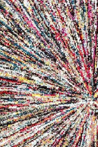 Vloerkleed Gepa - Roze en Groen