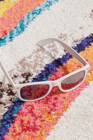 Vloerkleed Tuke - Rood en Wit