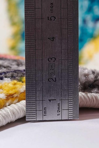 Vloerkleed Tuke - Rood en Wit