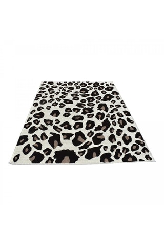 Vloerkleed Fauve - Beige en Wit