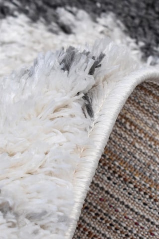 Vloerkleed Shaggy - Crèmekleurig