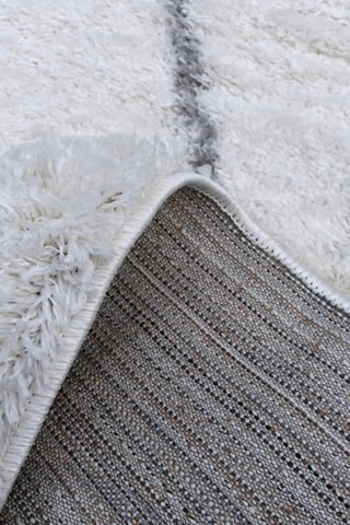 Vloerkleed Shaggy - Crèmekleurig